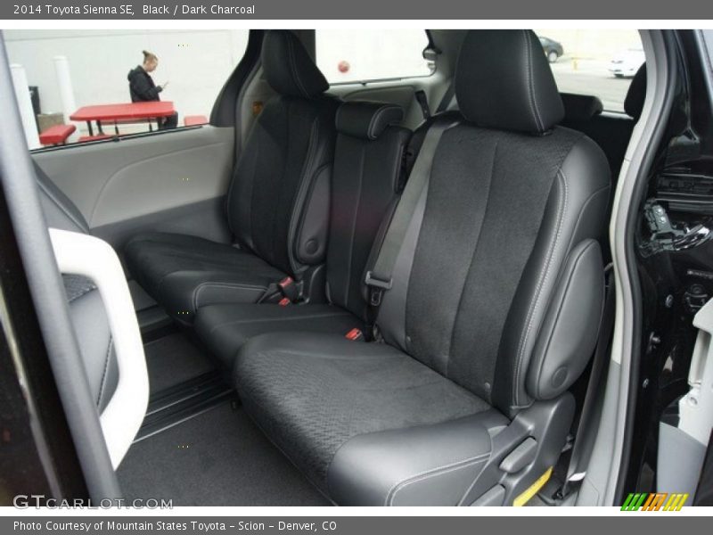Rear Seat of 2014 Sienna SE