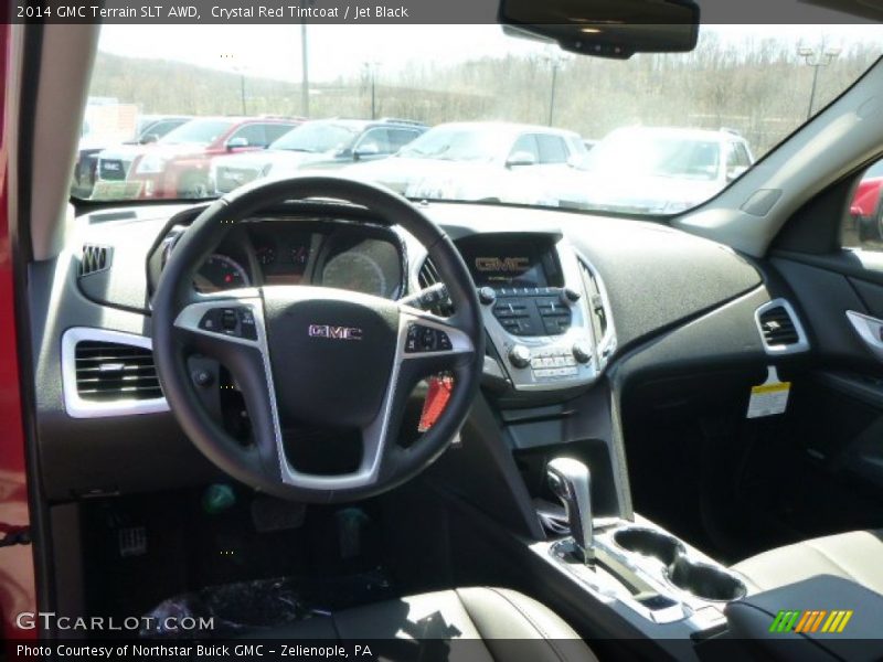 Crystal Red Tintcoat / Jet Black 2014 GMC Terrain SLT AWD