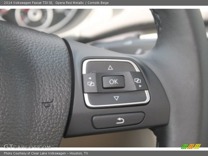 Opera Red Metallic / Cornsilk Beige 2014 Volkswagen Passat TDI SE