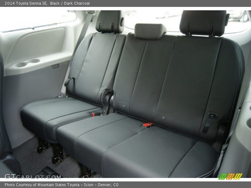Rear Seat of 2014 Sienna SE