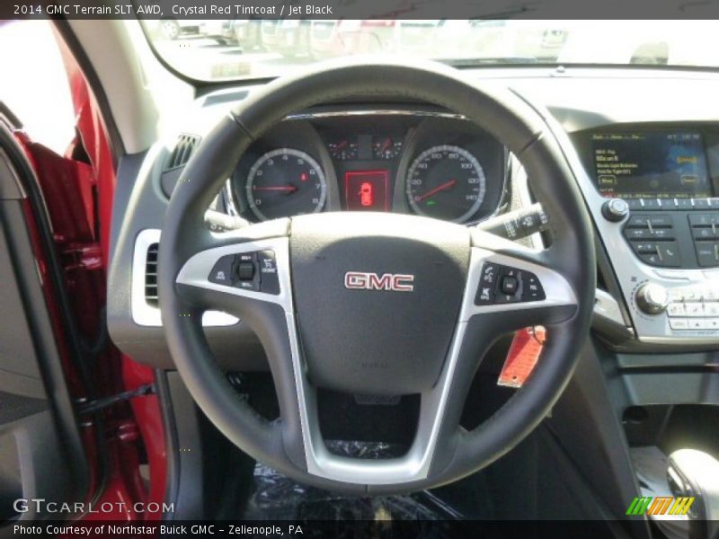 Crystal Red Tintcoat / Jet Black 2014 GMC Terrain SLT AWD