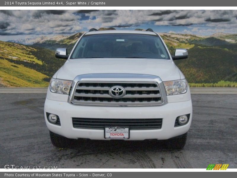 Super White / Graphite 2014 Toyota Sequoia Limited 4x4