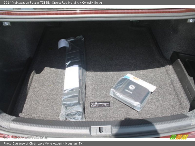 Opera Red Metallic / Cornsilk Beige 2014 Volkswagen Passat TDI SE