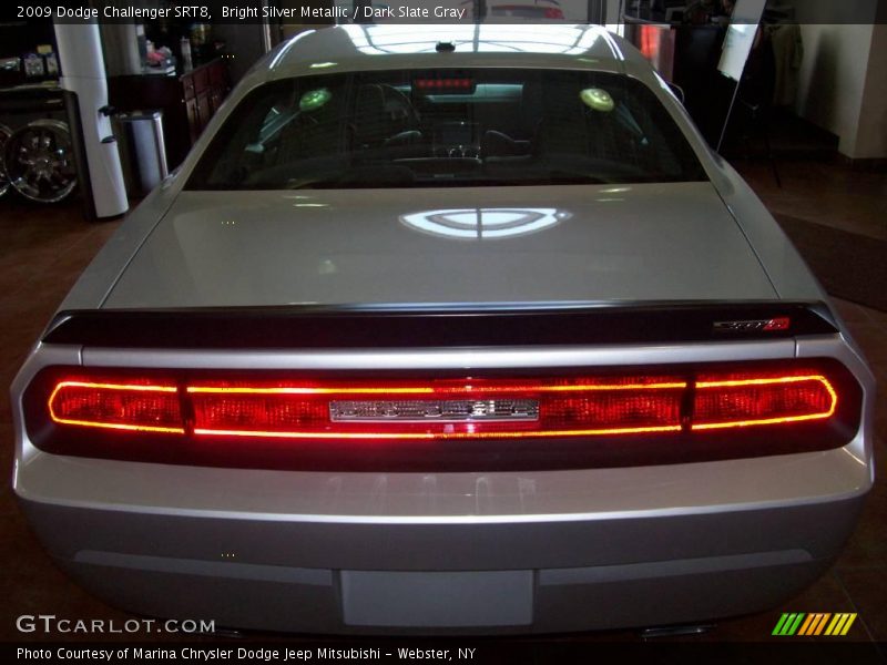 Bright Silver Metallic / Dark Slate Gray 2009 Dodge Challenger SRT8