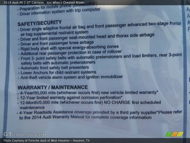 Ibis White / Chestnut Brown 2014 Audi A5 2.0T Cabriolet