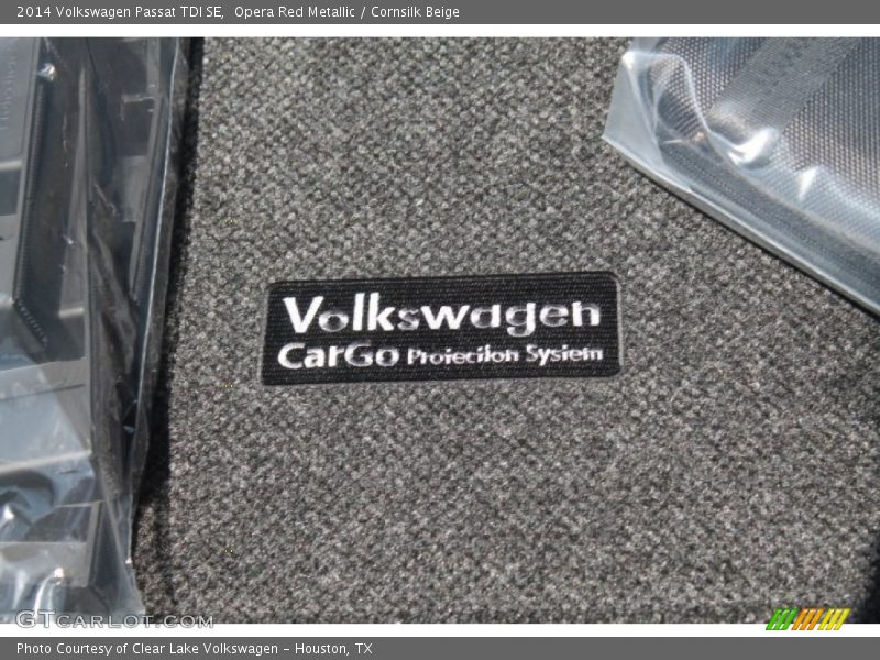 Opera Red Metallic / Cornsilk Beige 2014 Volkswagen Passat TDI SE