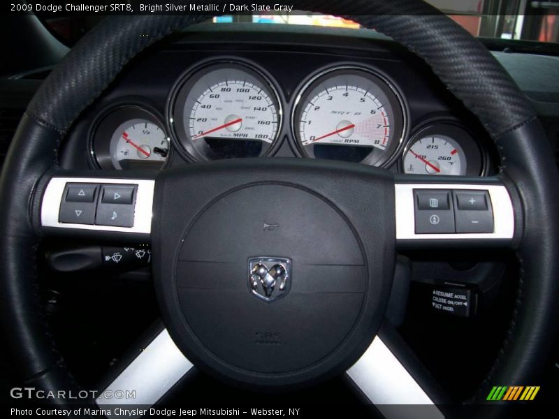 Bright Silver Metallic / Dark Slate Gray 2009 Dodge Challenger SRT8