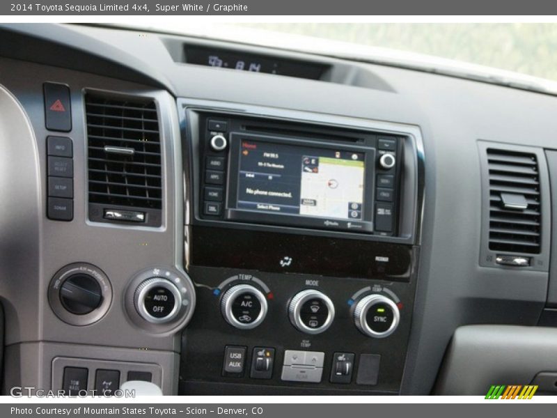 Super White / Graphite 2014 Toyota Sequoia Limited 4x4
