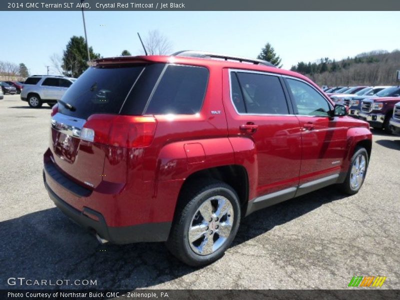 Crystal Red Tintcoat / Jet Black 2014 GMC Terrain SLT AWD