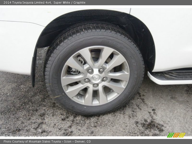 Super White / Graphite 2014 Toyota Sequoia Limited 4x4