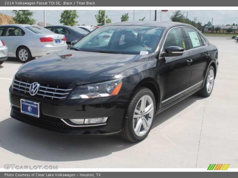 Black / Titan Black 2014 Volkswagen Passat TDI SE