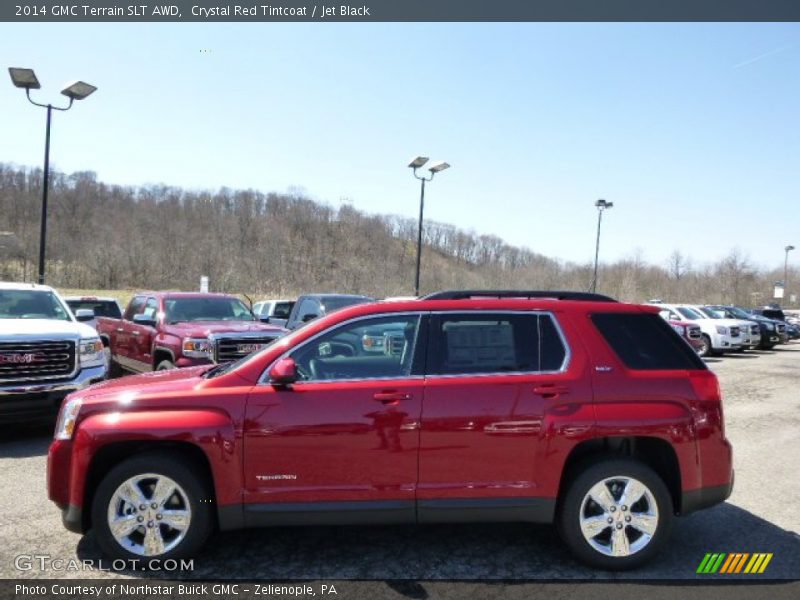 Crystal Red Tintcoat / Jet Black 2014 GMC Terrain SLT AWD