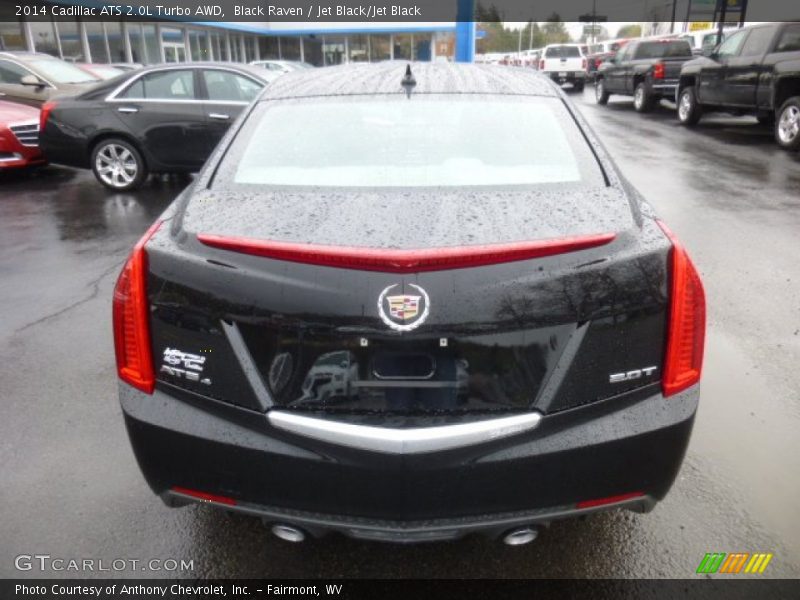 Black Raven / Jet Black/Jet Black 2014 Cadillac ATS 2.0L Turbo AWD