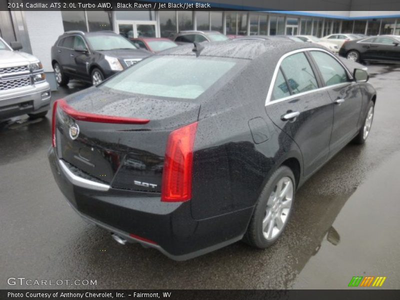 Black Raven / Jet Black/Jet Black 2014 Cadillac ATS 2.0L Turbo AWD