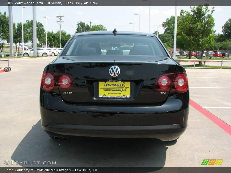 Black Uni / Art Grey 2009 Volkswagen Jetta TDI Sedan