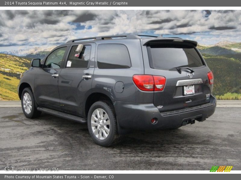 Magnetic Gray Metallic / Graphite 2014 Toyota Sequoia Platinum 4x4