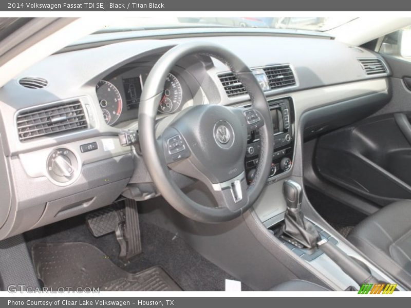 Black / Titan Black 2014 Volkswagen Passat TDI SE