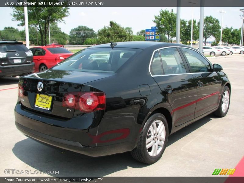 Black Uni / Art Grey 2009 Volkswagen Jetta TDI Sedan