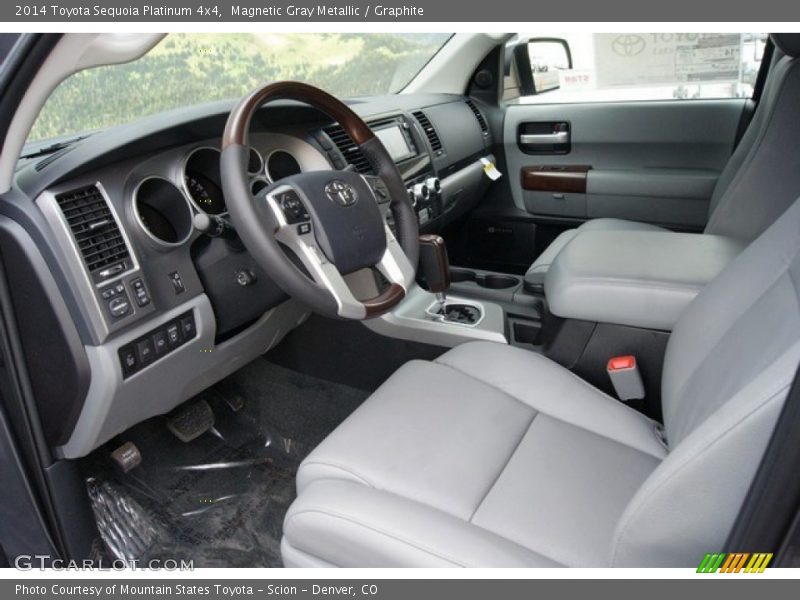 Magnetic Gray Metallic / Graphite 2014 Toyota Sequoia Platinum 4x4