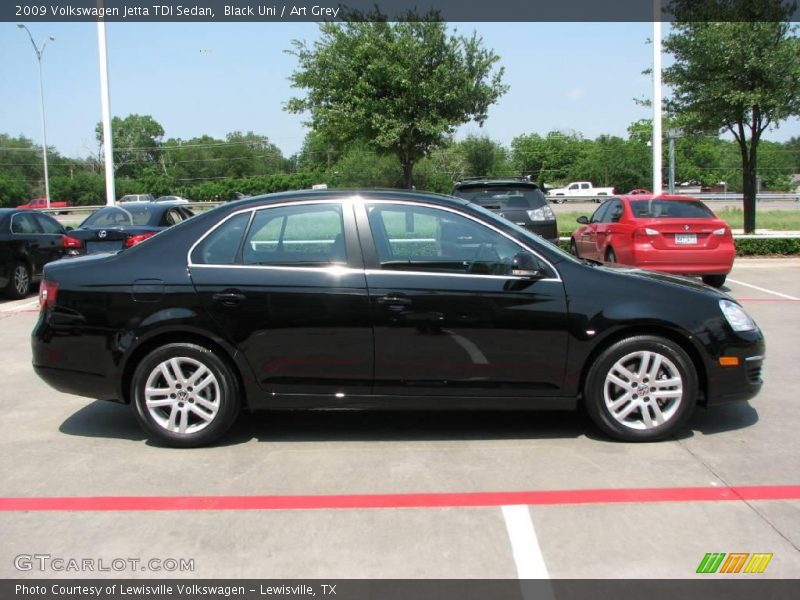 Black Uni / Art Grey 2009 Volkswagen Jetta TDI Sedan