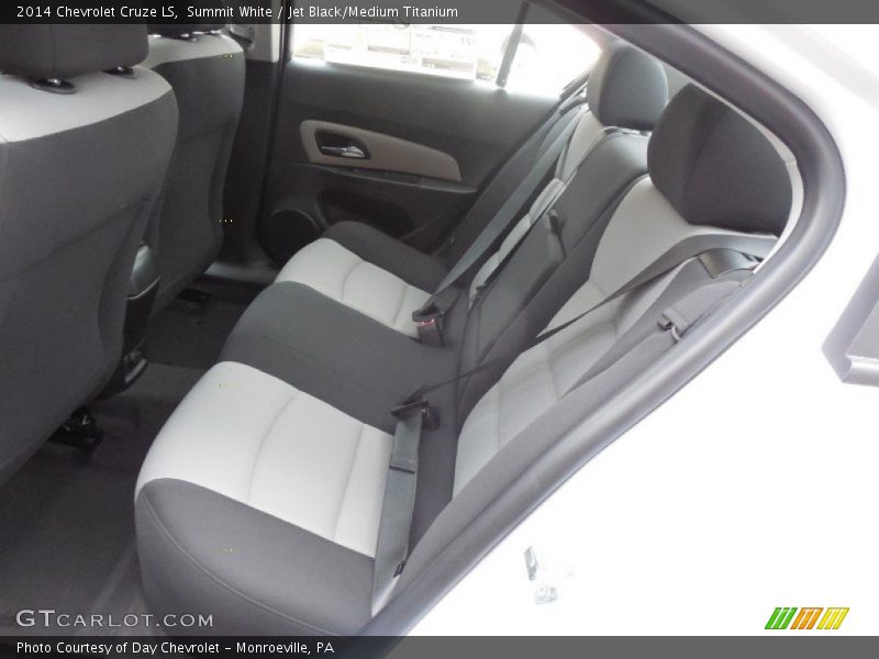 Summit White / Jet Black/Medium Titanium 2014 Chevrolet Cruze LS