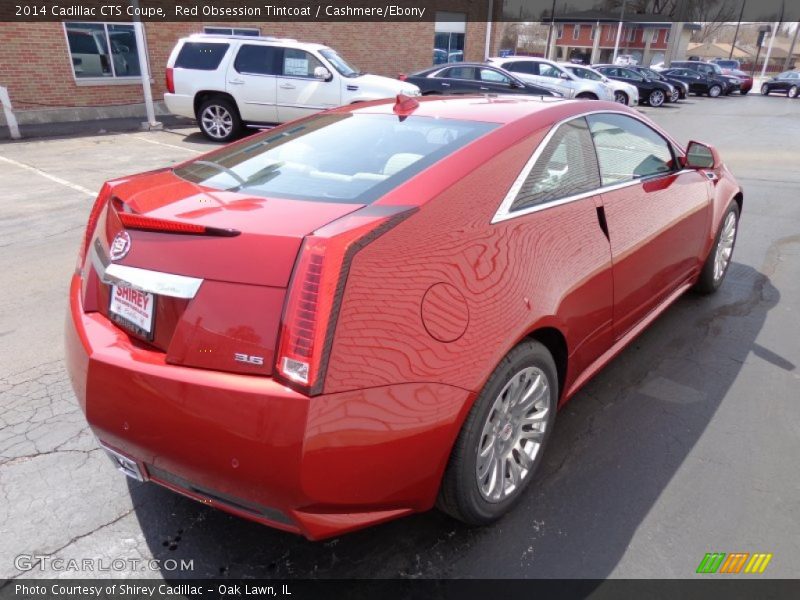 Red Obsession Tintcoat / Cashmere/Ebony 2014 Cadillac CTS Coupe