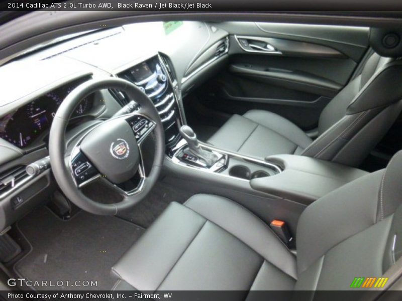 Black Raven / Jet Black/Jet Black 2014 Cadillac ATS 2.0L Turbo AWD