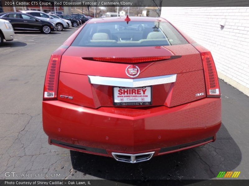 Red Obsession Tintcoat / Cashmere/Ebony 2014 Cadillac CTS Coupe