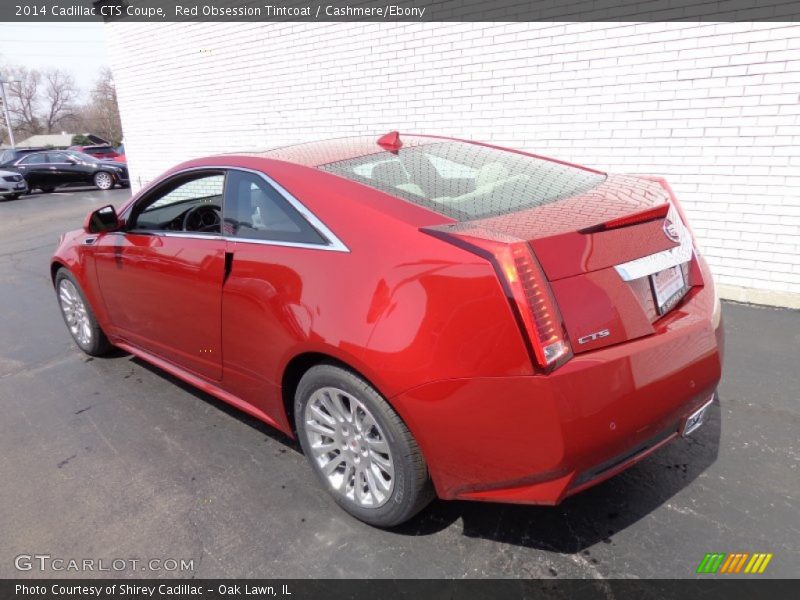 Red Obsession Tintcoat / Cashmere/Ebony 2014 Cadillac CTS Coupe
