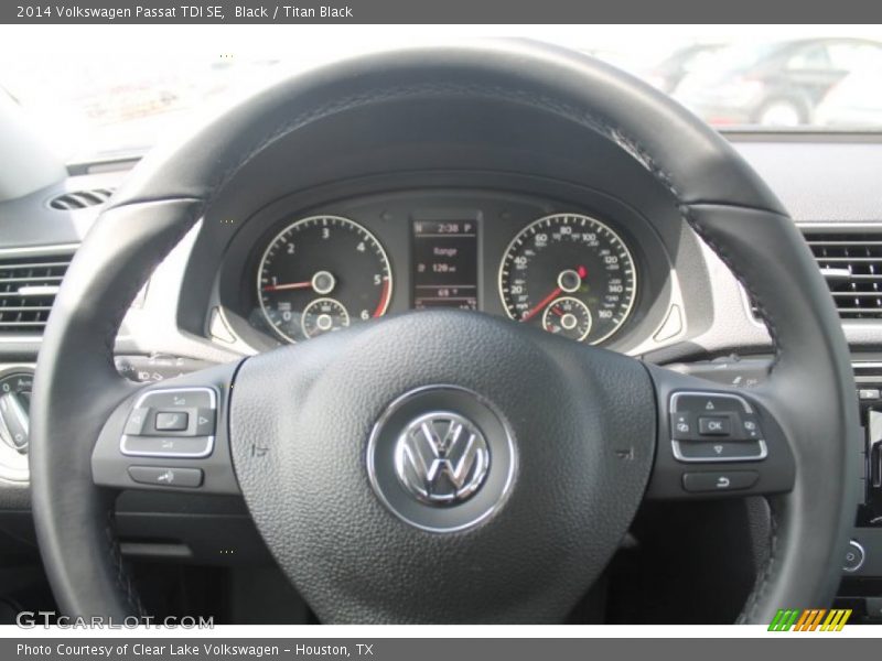 Black / Titan Black 2014 Volkswagen Passat TDI SE