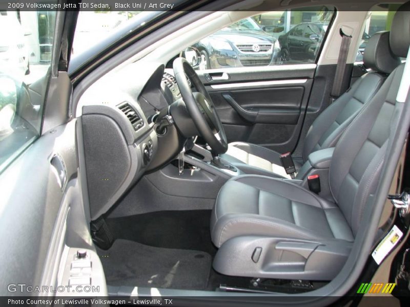 Black Uni / Art Grey 2009 Volkswagen Jetta TDI Sedan
