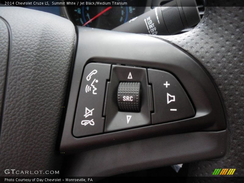 Summit White / Jet Black/Medium Titanium 2014 Chevrolet Cruze LS