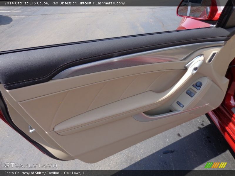 Red Obsession Tintcoat / Cashmere/Ebony 2014 Cadillac CTS Coupe
