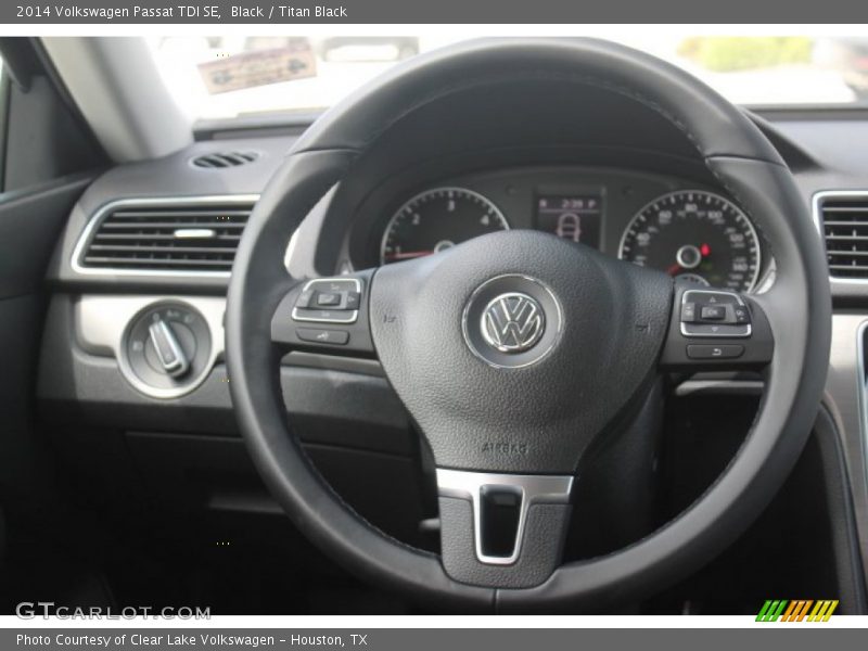 Black / Titan Black 2014 Volkswagen Passat TDI SE