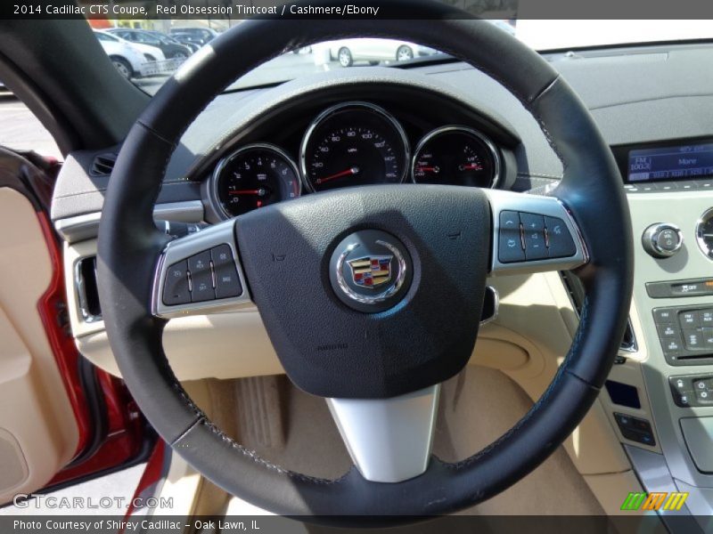Red Obsession Tintcoat / Cashmere/Ebony 2014 Cadillac CTS Coupe