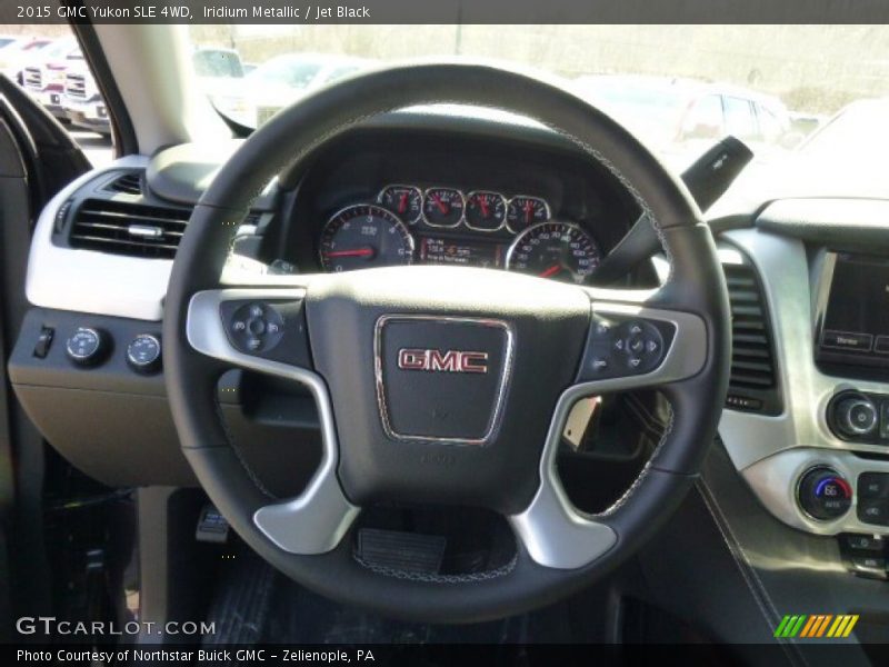 Iridium Metallic / Jet Black 2015 GMC Yukon SLE 4WD