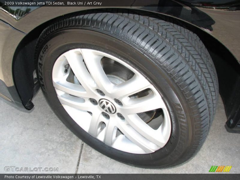 Black Uni / Art Grey 2009 Volkswagen Jetta TDI Sedan