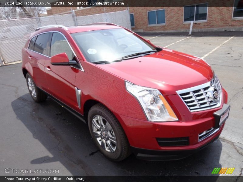 Crystal Red Tintcoat / Shale/Brownstone 2014 Cadillac SRX Luxury