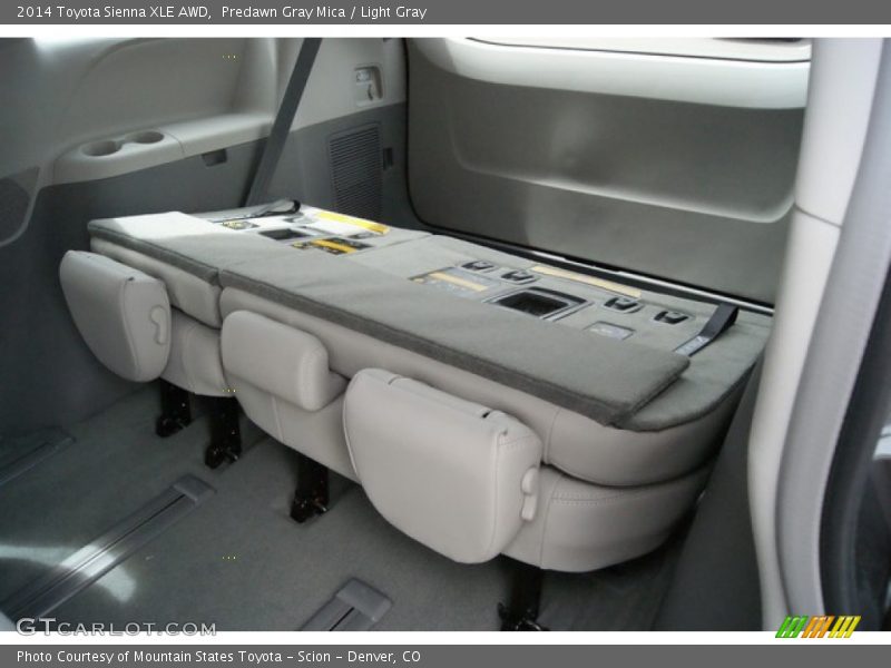 Predawn Gray Mica / Light Gray 2014 Toyota Sienna XLE AWD