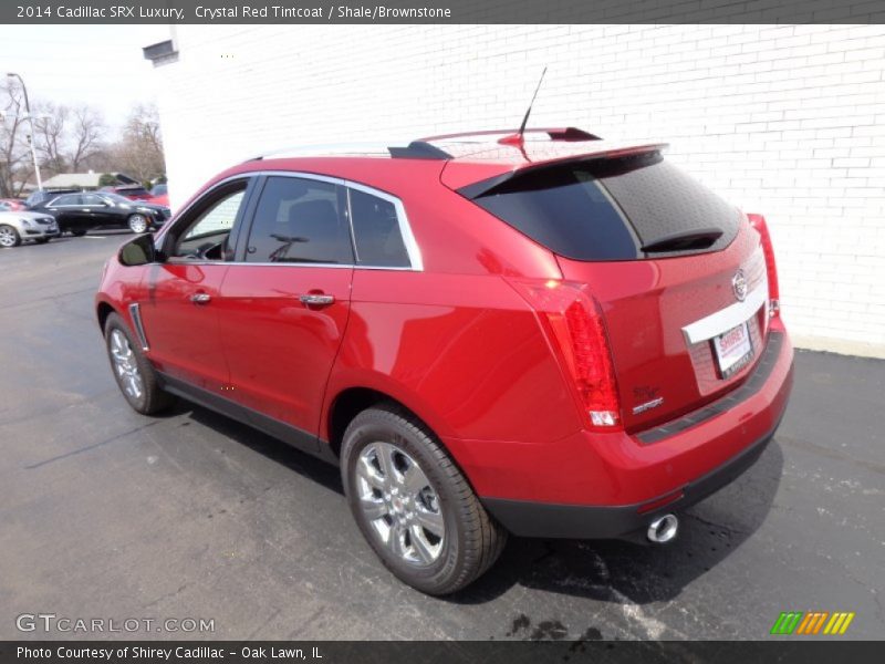 Crystal Red Tintcoat / Shale/Brownstone 2014 Cadillac SRX Luxury
