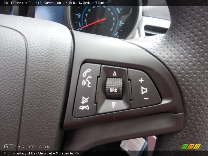 Summit White / Jet Black/Medium Titanium 2014 Chevrolet Cruze LS