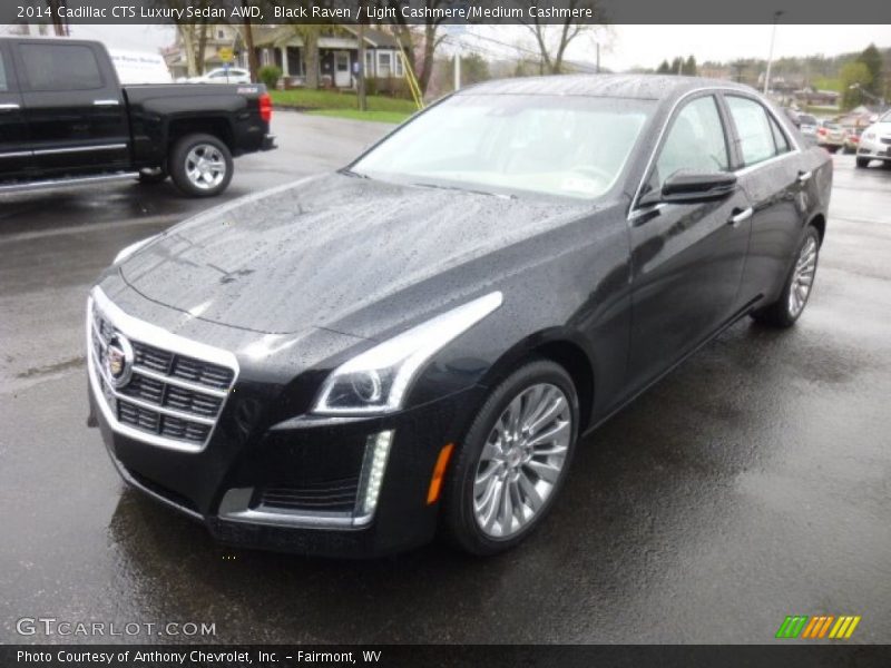 Black Raven / Light Cashmere/Medium Cashmere 2014 Cadillac CTS Luxury Sedan AWD
