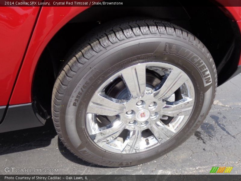 Crystal Red Tintcoat / Shale/Brownstone 2014 Cadillac SRX Luxury
