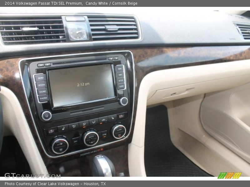 Candy White / Cornsilk Beige 2014 Volkswagen Passat TDI SEL Premium