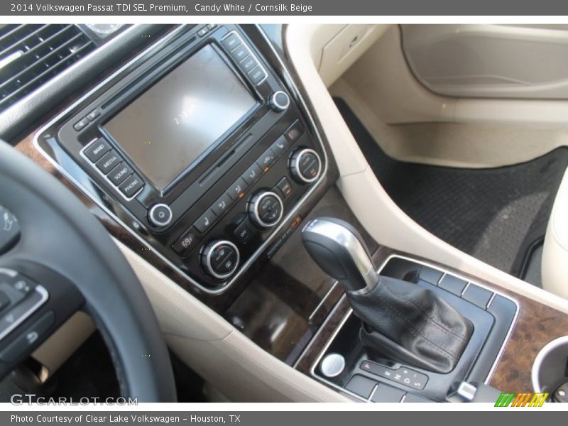 Candy White / Cornsilk Beige 2014 Volkswagen Passat TDI SEL Premium