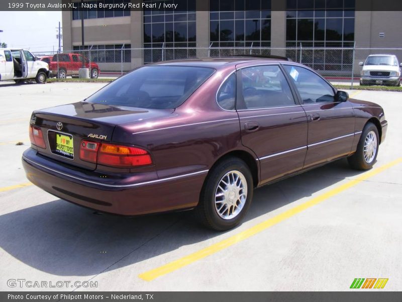 Napa Burgundy Red Pearl / Ivory 1999 Toyota Avalon XL