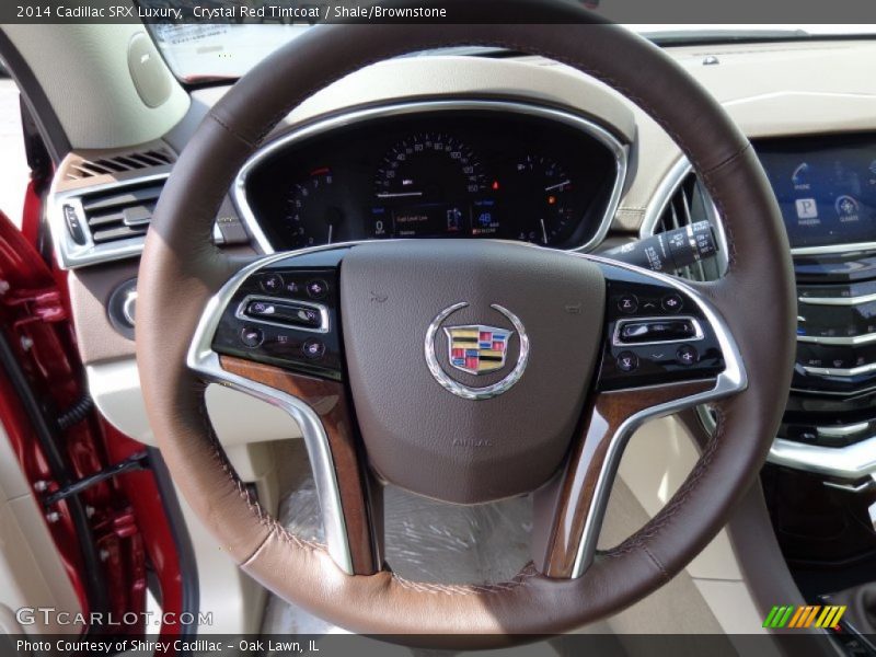 Crystal Red Tintcoat / Shale/Brownstone 2014 Cadillac SRX Luxury
