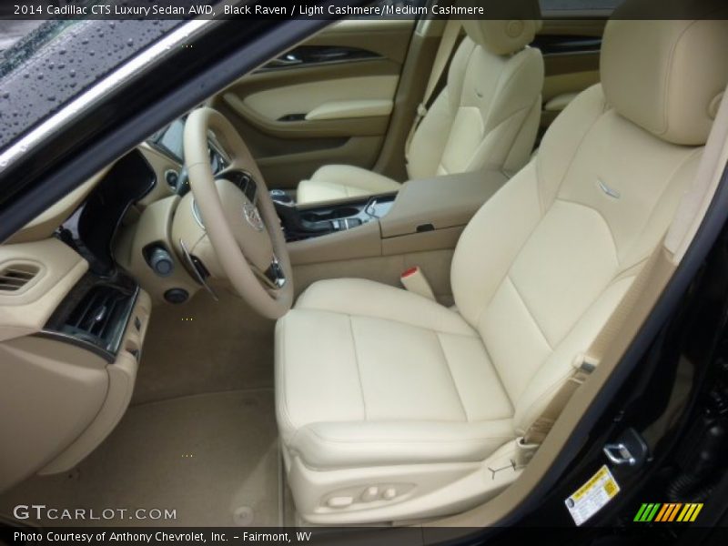 Black Raven / Light Cashmere/Medium Cashmere 2014 Cadillac CTS Luxury Sedan AWD