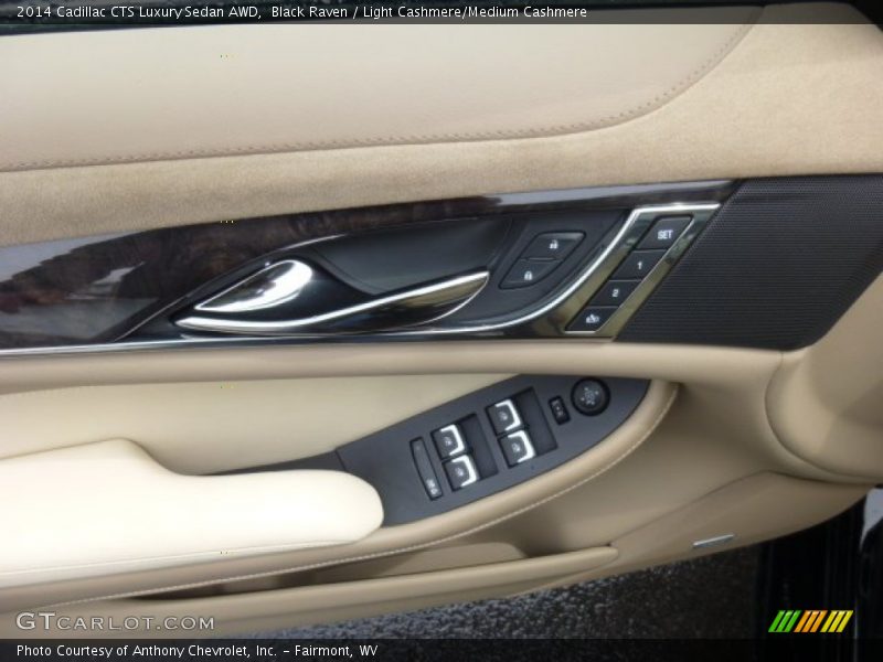 Black Raven / Light Cashmere/Medium Cashmere 2014 Cadillac CTS Luxury Sedan AWD