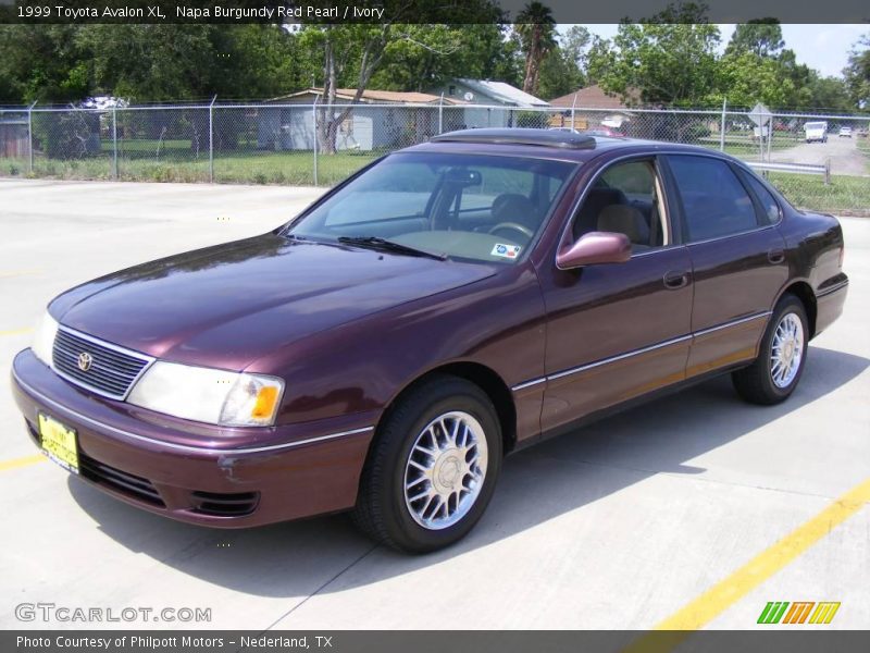 Napa Burgundy Red Pearl / Ivory 1999 Toyota Avalon XL